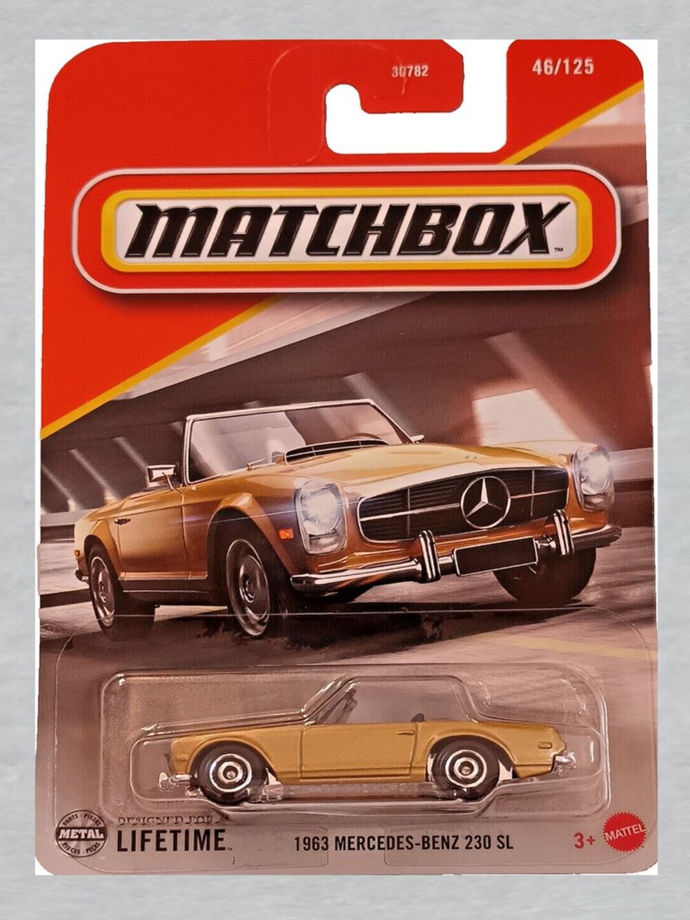 Matchbox 1963 Merceses-Benz 230 SL GOLD